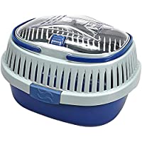 Los mejores  - DZL- Transportín Conejos Transportín 2 Asas Transportín Roedores Pico transportin cobaya (25 x 20.5 x 16CM- Azul)